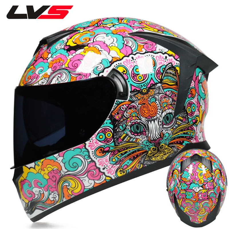 Casco Moto LVS Integrale con D - Full Face Motorcycle Helmet With Bluetooth recensione e prezzo